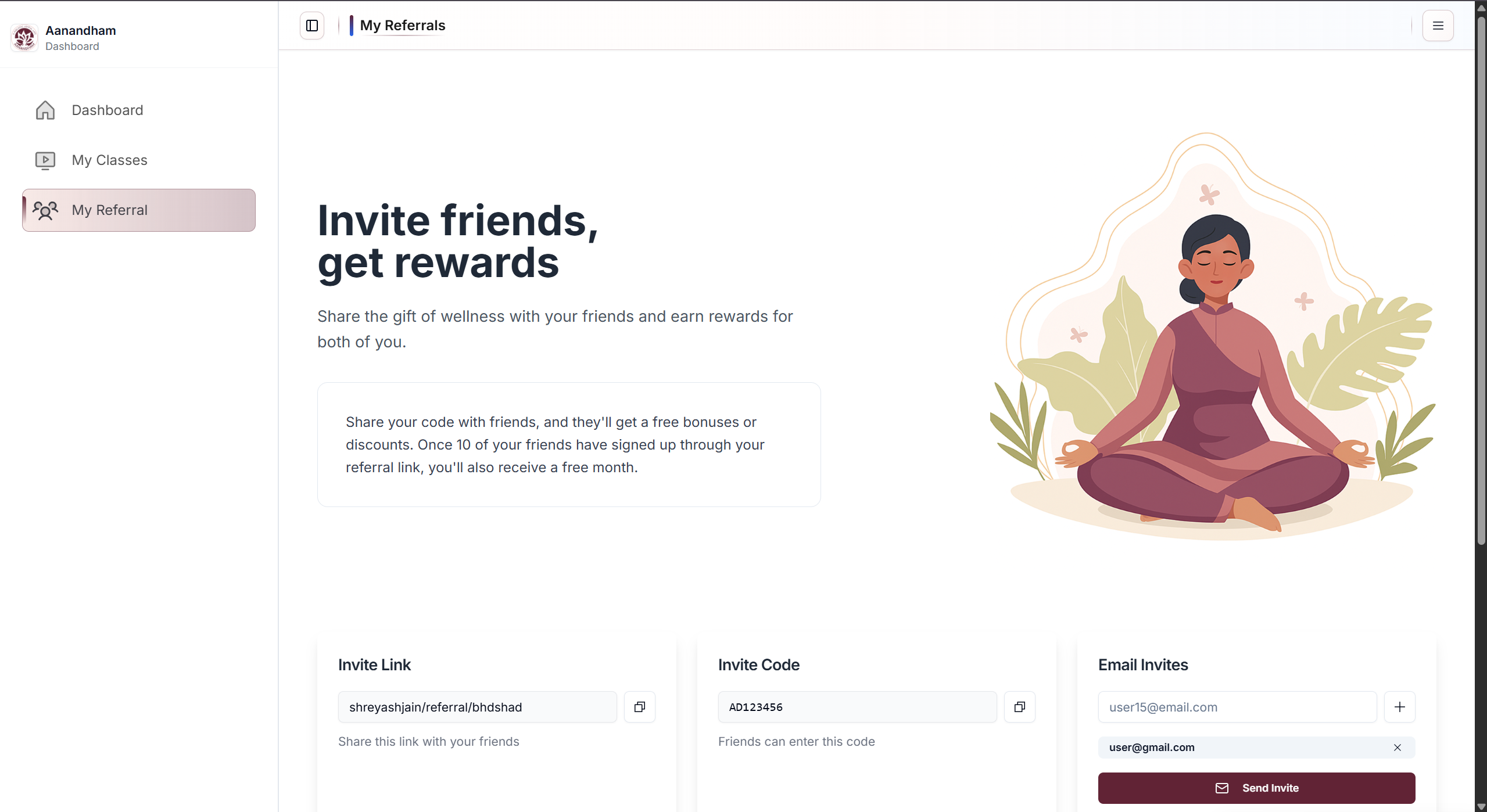 Aanandham Course Flow Interface - beautifully structured course flows