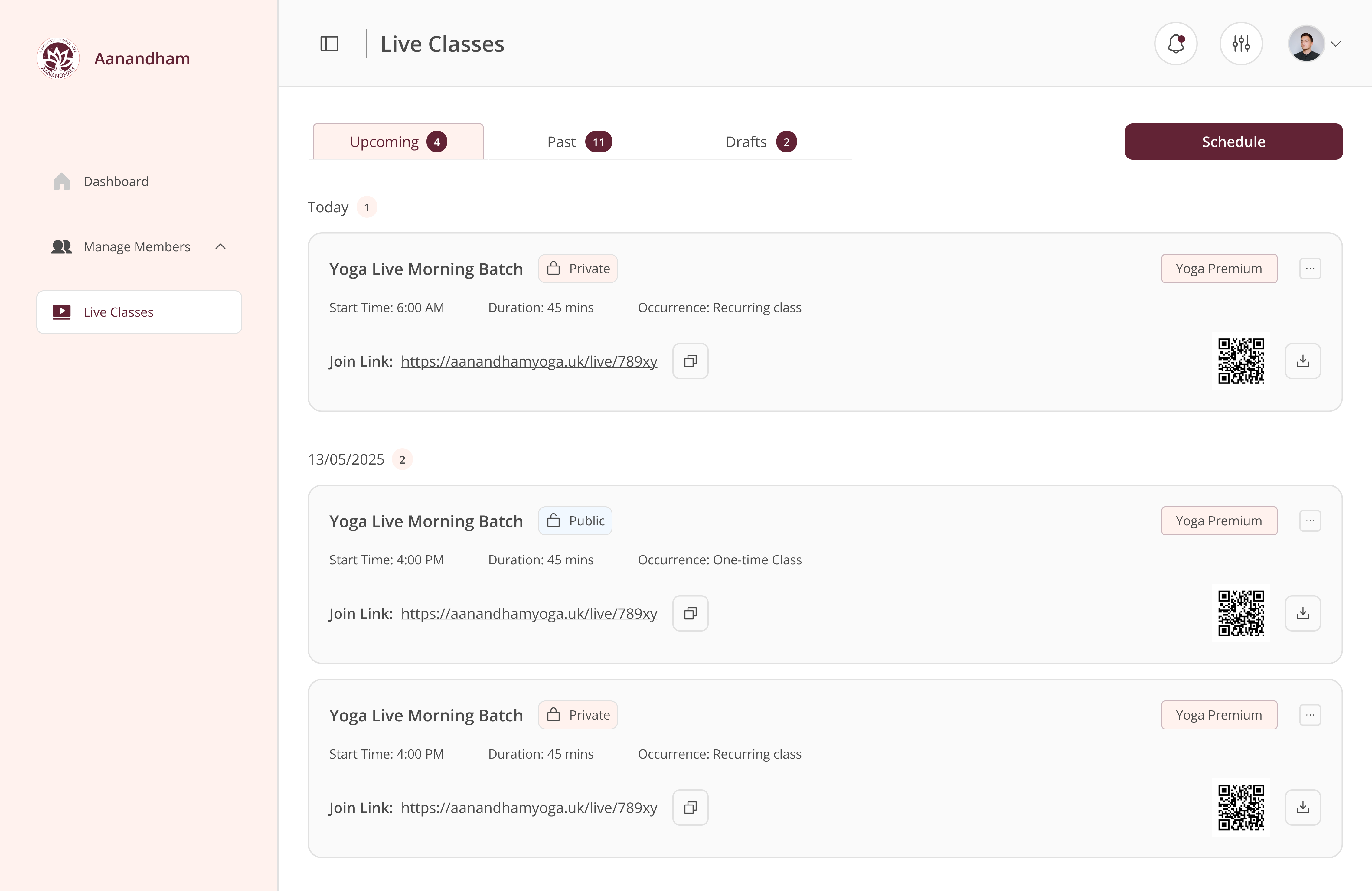 Aanandham Progress Tracking Dashboard - intuitive progress tracking